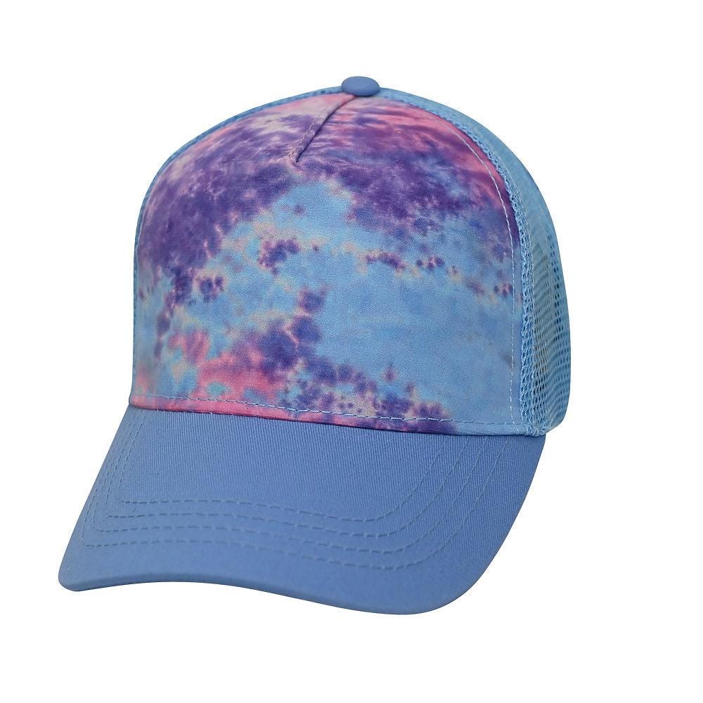 Tie Dye Unisex Trucker Hats, One Size, Multicolor