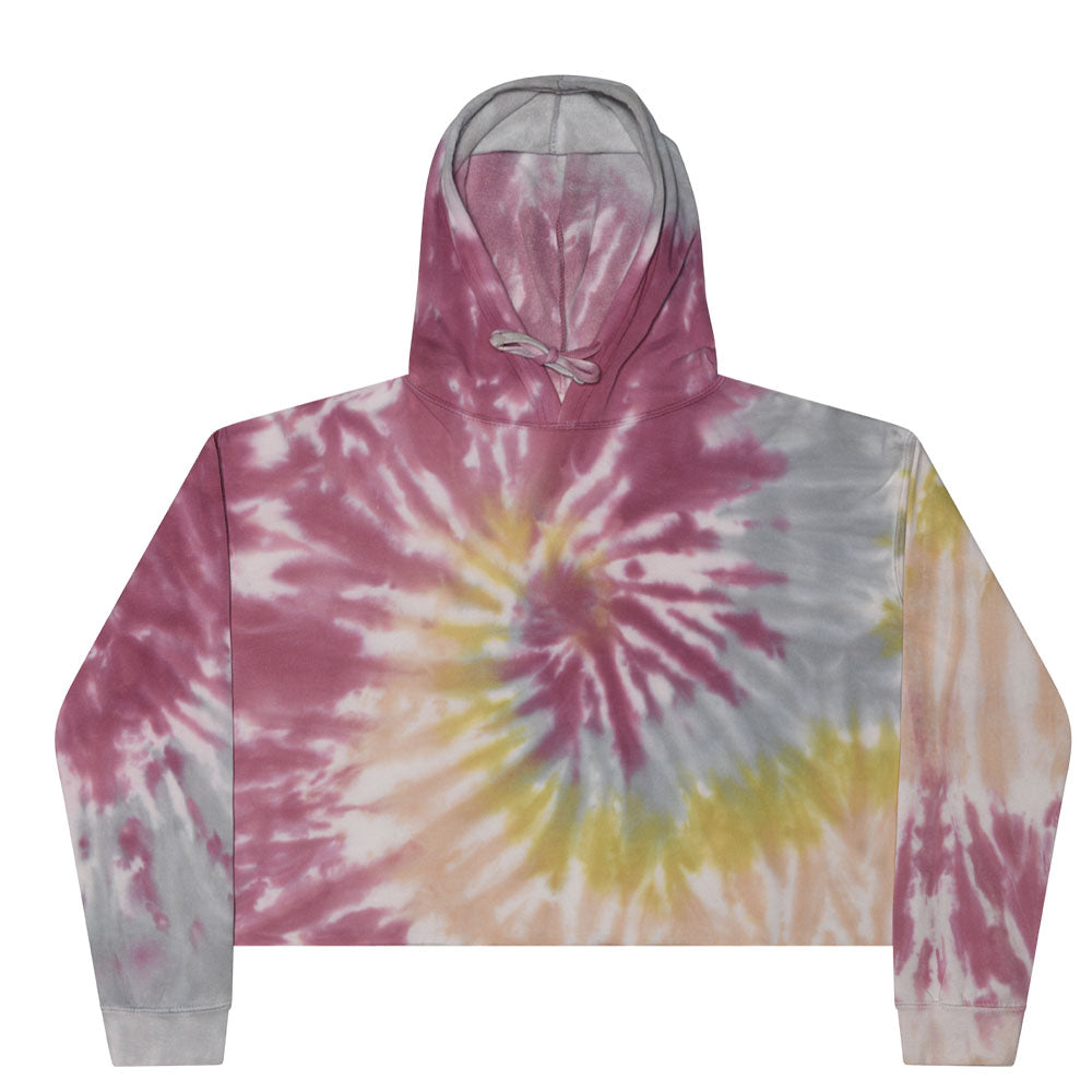 Colortone Tie-Dye Crop Hoodies