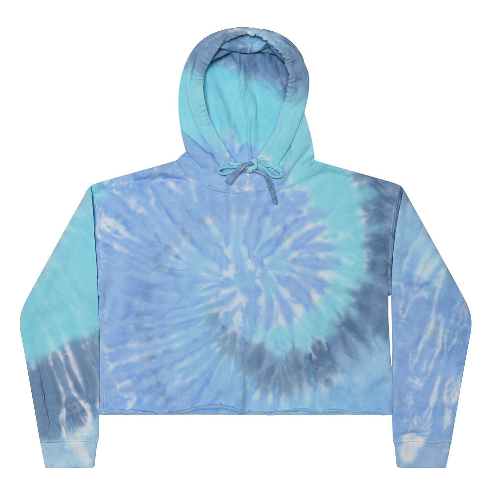 Colortone Tie-Dye Crop Hoodies