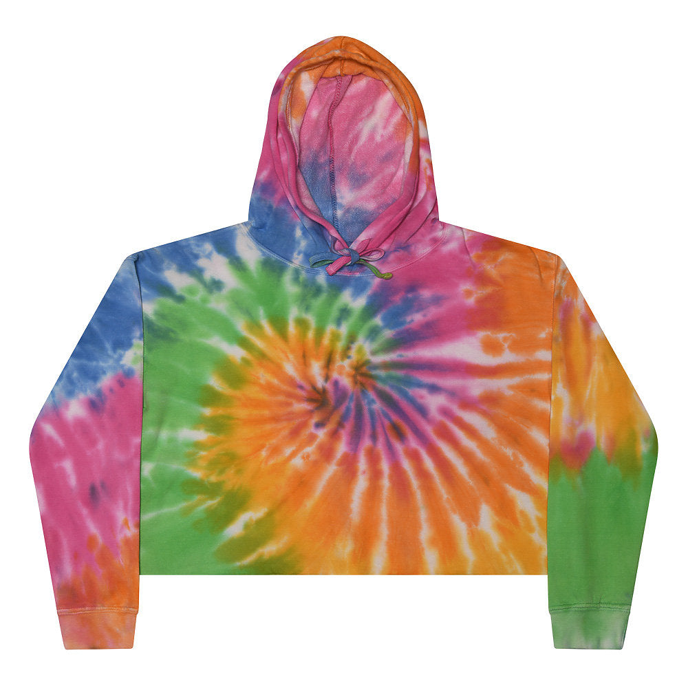 Colortone Tie-Dye Crop Hoodies