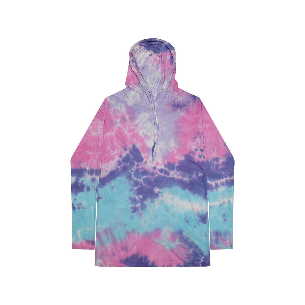 Colortone Tie-Dye Long Sleeve Hooded Tees