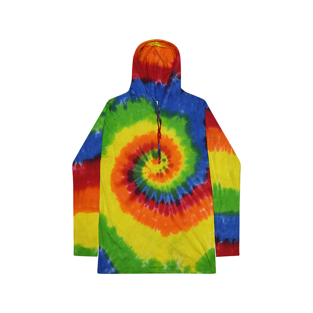 Colortone Tie-Dye Long Sleeve Hooded Tees