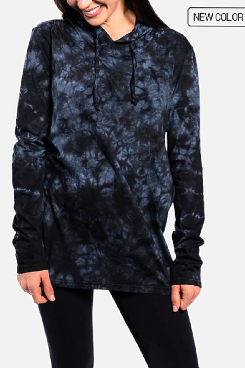 Colortone Tie-Dye Long Sleeve Hooded Tees