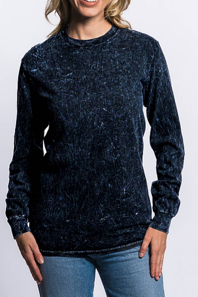 Colortone Mineral Wash Long Sleeve Tees