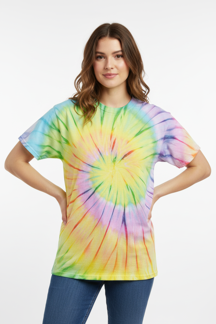 Yellow Colortone Tie-Dye Tees (Adults & Kids)