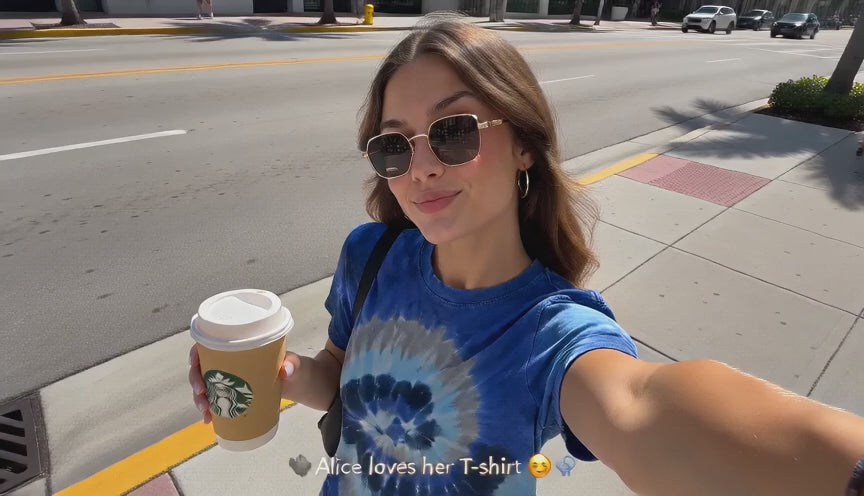 Blue Colortone Tie-Dye Tees (Adults & Kids)