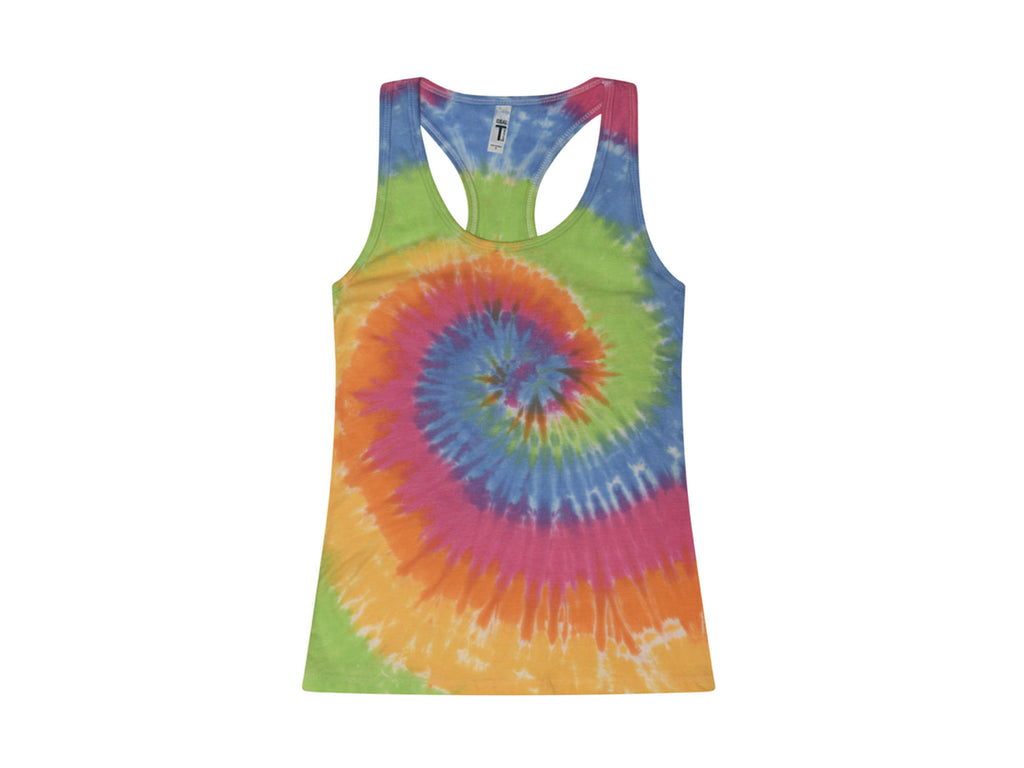 Colortone Tie-Dye Racerback Tanks