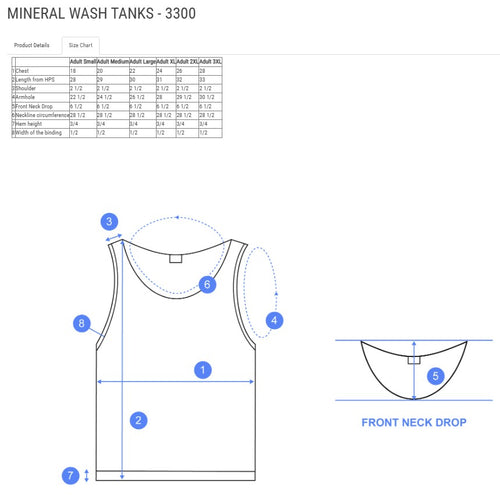 Colortone Mineral Wash Tank Tops