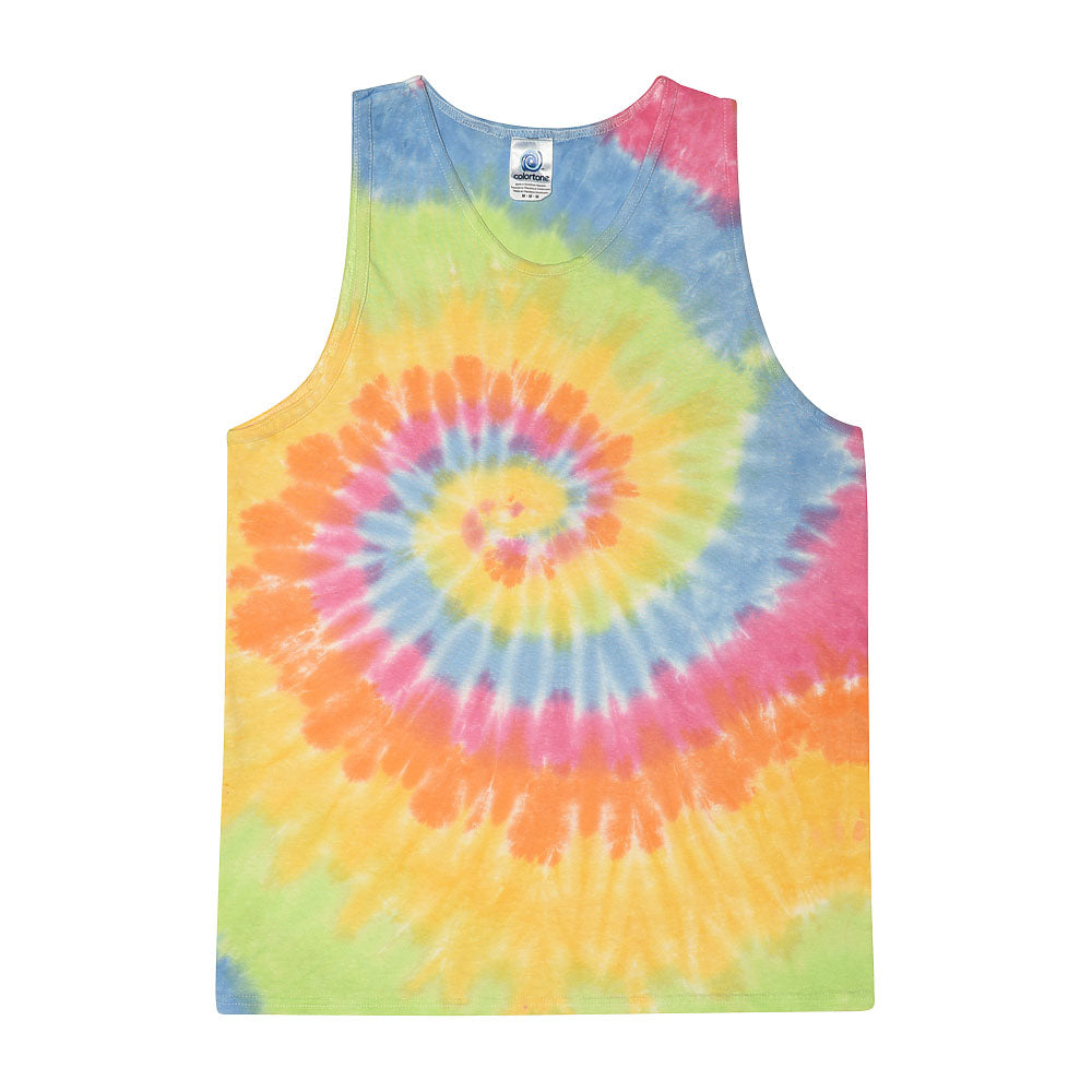 Colortone Unisex Tie-Dye Tank Tops