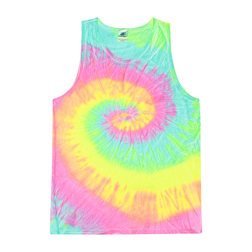 Colortone Unisex Tie-Dye Tank Tops