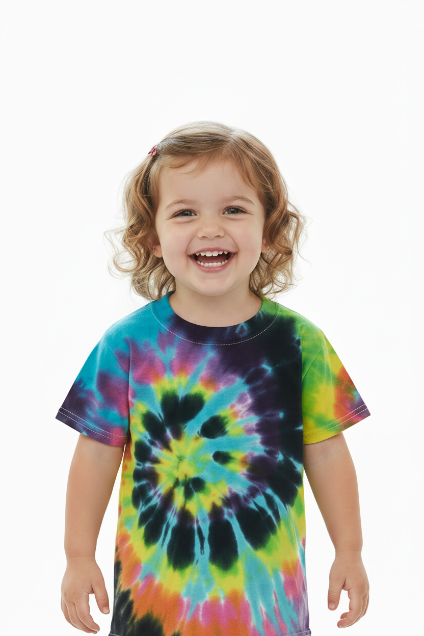 Toddler girl Flashback tee - waist up