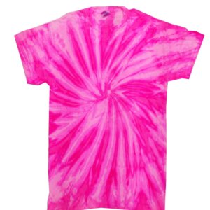 Neon Pink Twist Tie-Dye T-Shirts