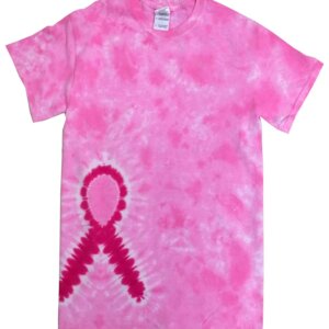 Breast Cancer Awareness Tie-Dye T-Shirts