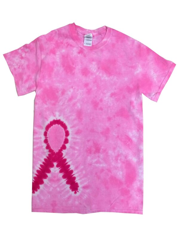 Breast Cancer Awareness Tie-Dye T-Shirts
