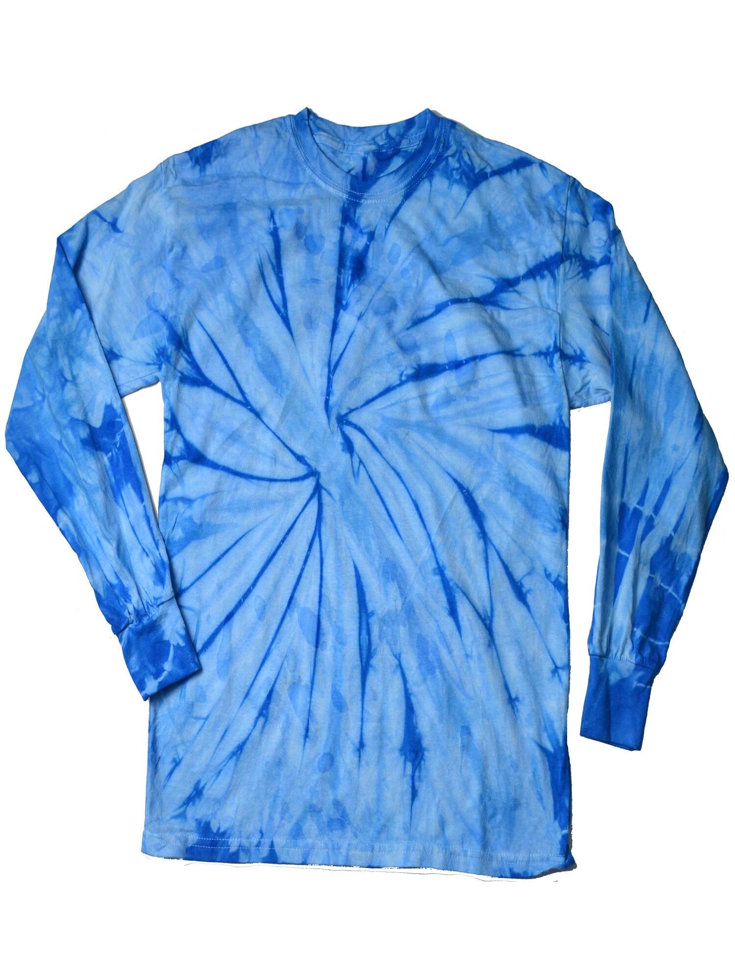 Baby Blue TieDye Long Sleeve Shirts Kids Zandy's Bargains