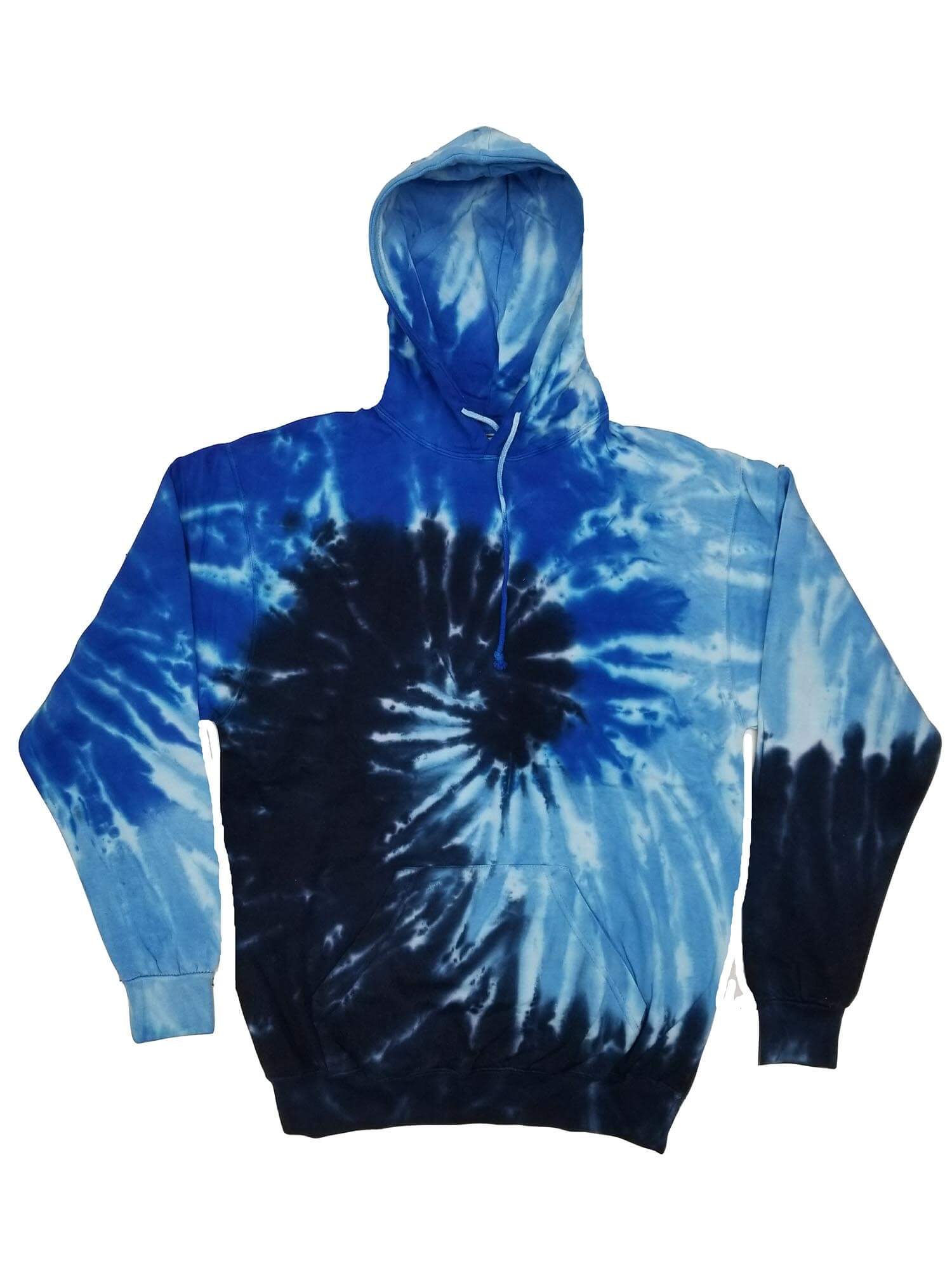 Blue Ocean Tie Dye Hoodies Sweatshirts Adult | Zandy's Bargains