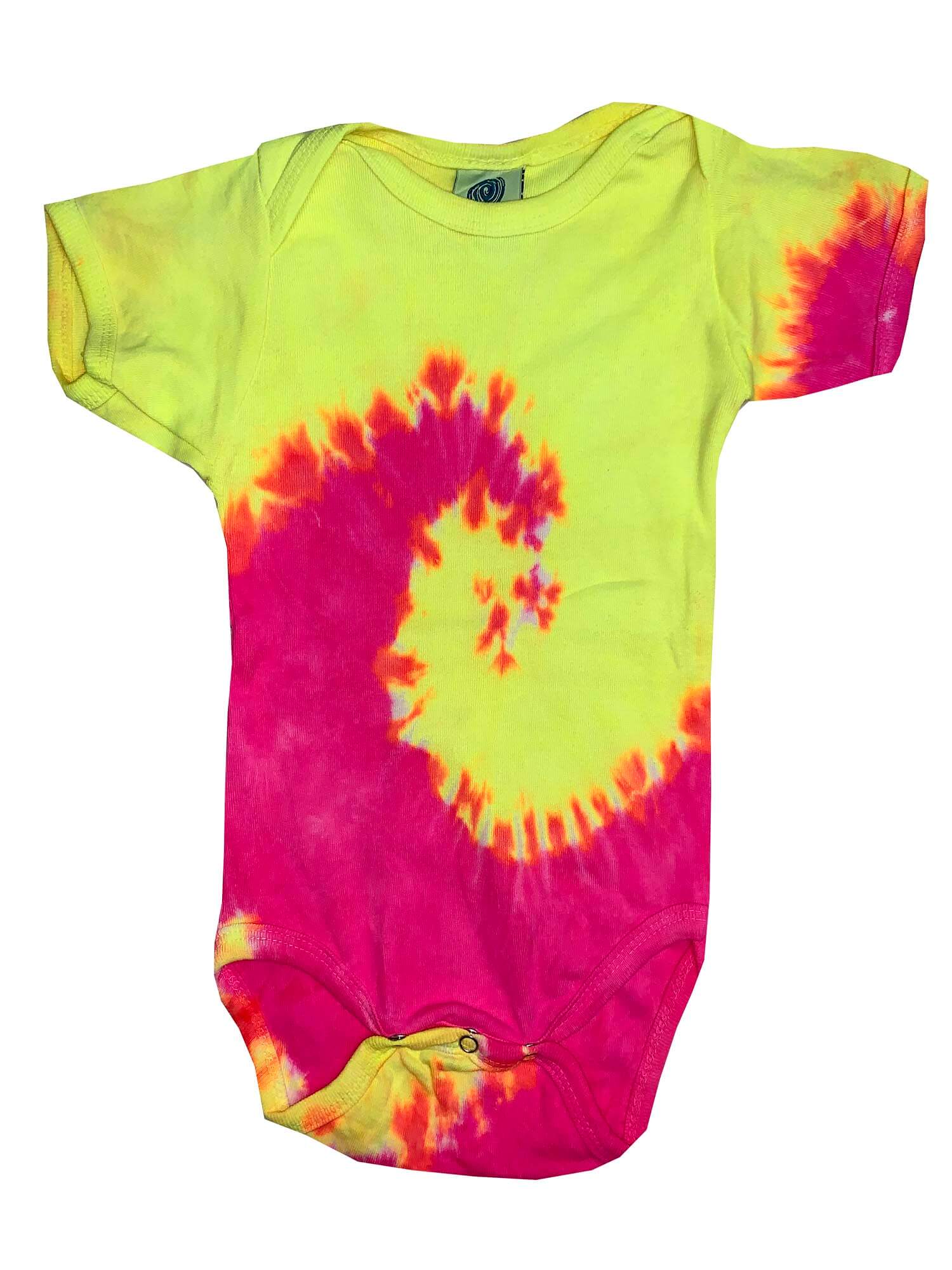 Fluorescent TieDye Baby Bodysuit Onesies Zandy's Bargains